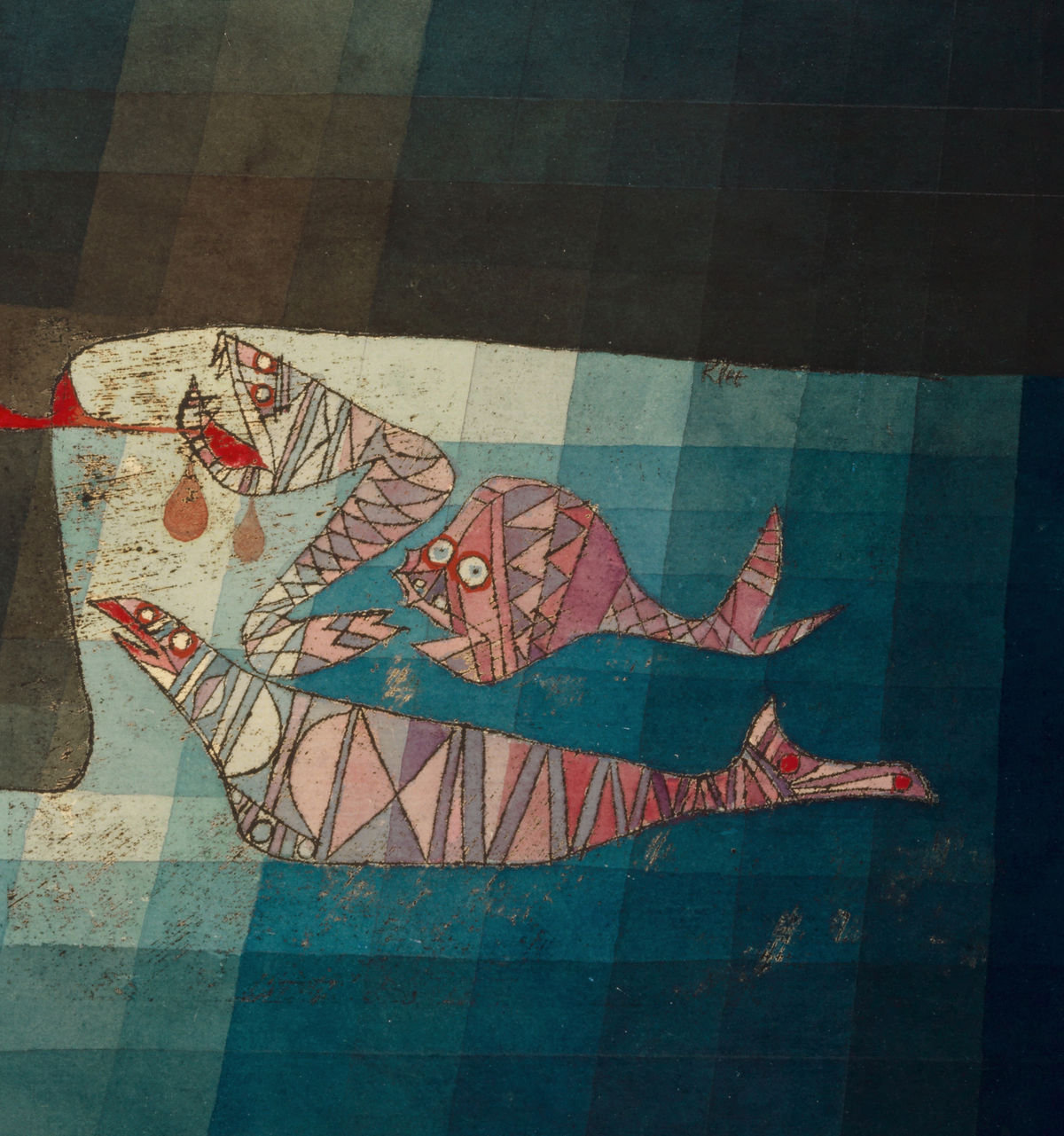 Detail 4: Blue-green grid in Opera battle scene